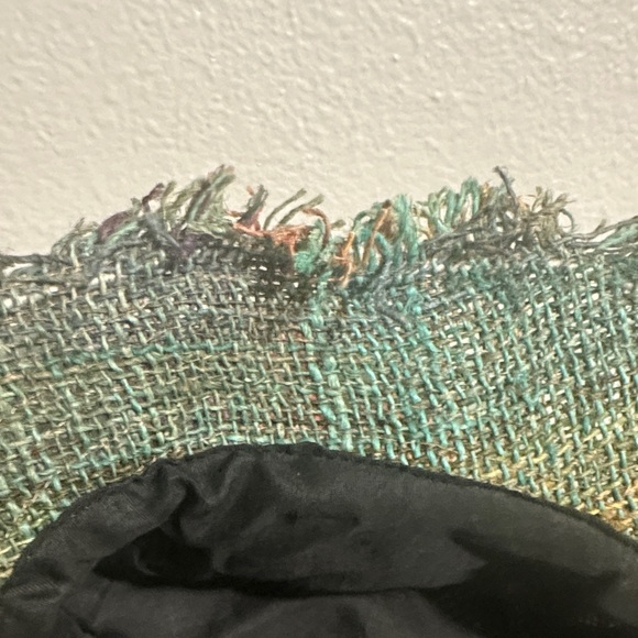 Woven Fringed Hemp Bucket Hat - Picture 12 of 14